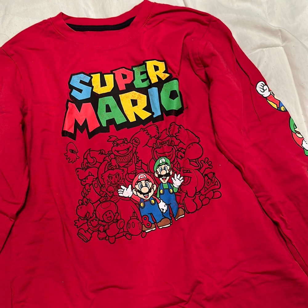 Kids super Mario tee